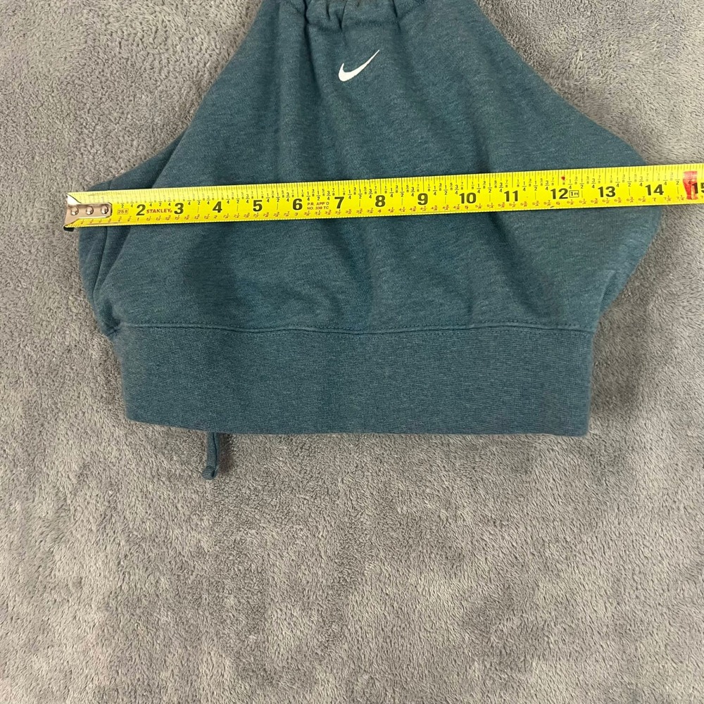 Nike Sportswear Chill French Terry Cropped Halter Top Womens M Sporty Cotton - Picture 3 of 8